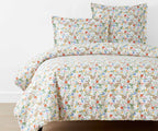 FernPaperCo™ - Percale Comforter - Strawberry Fields White