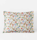 FernPaperCo™ - Percale Sham - Strawberry Fields White