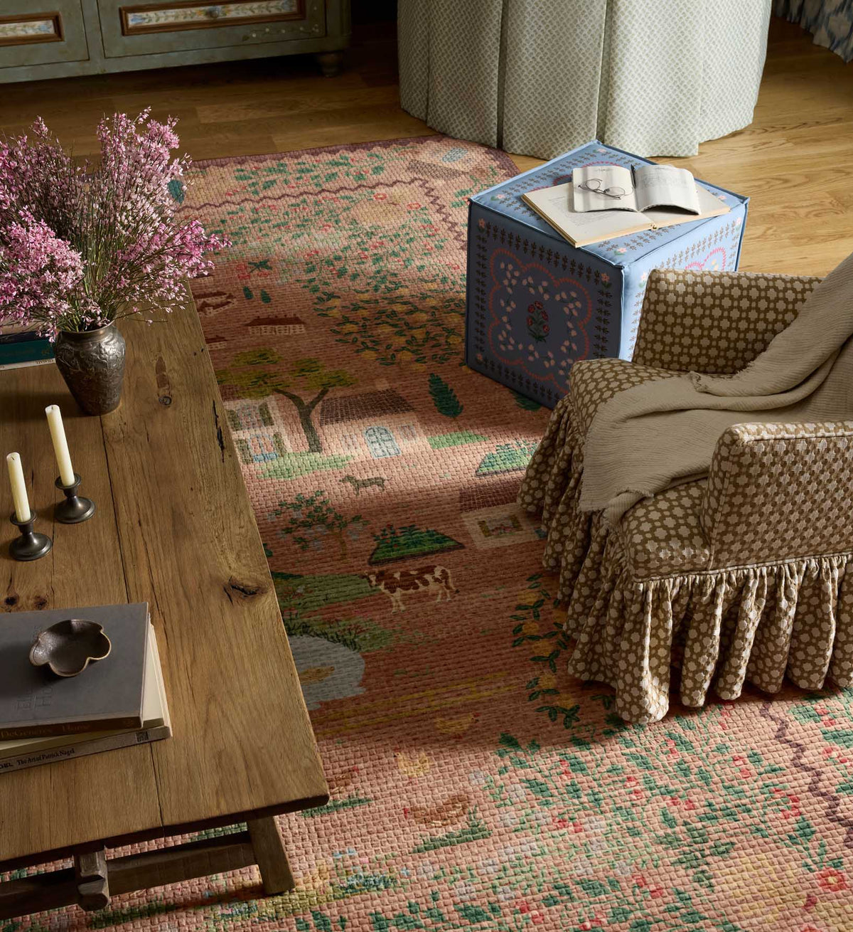 FernPaperCo™ - Bea Ottoman - Lottie