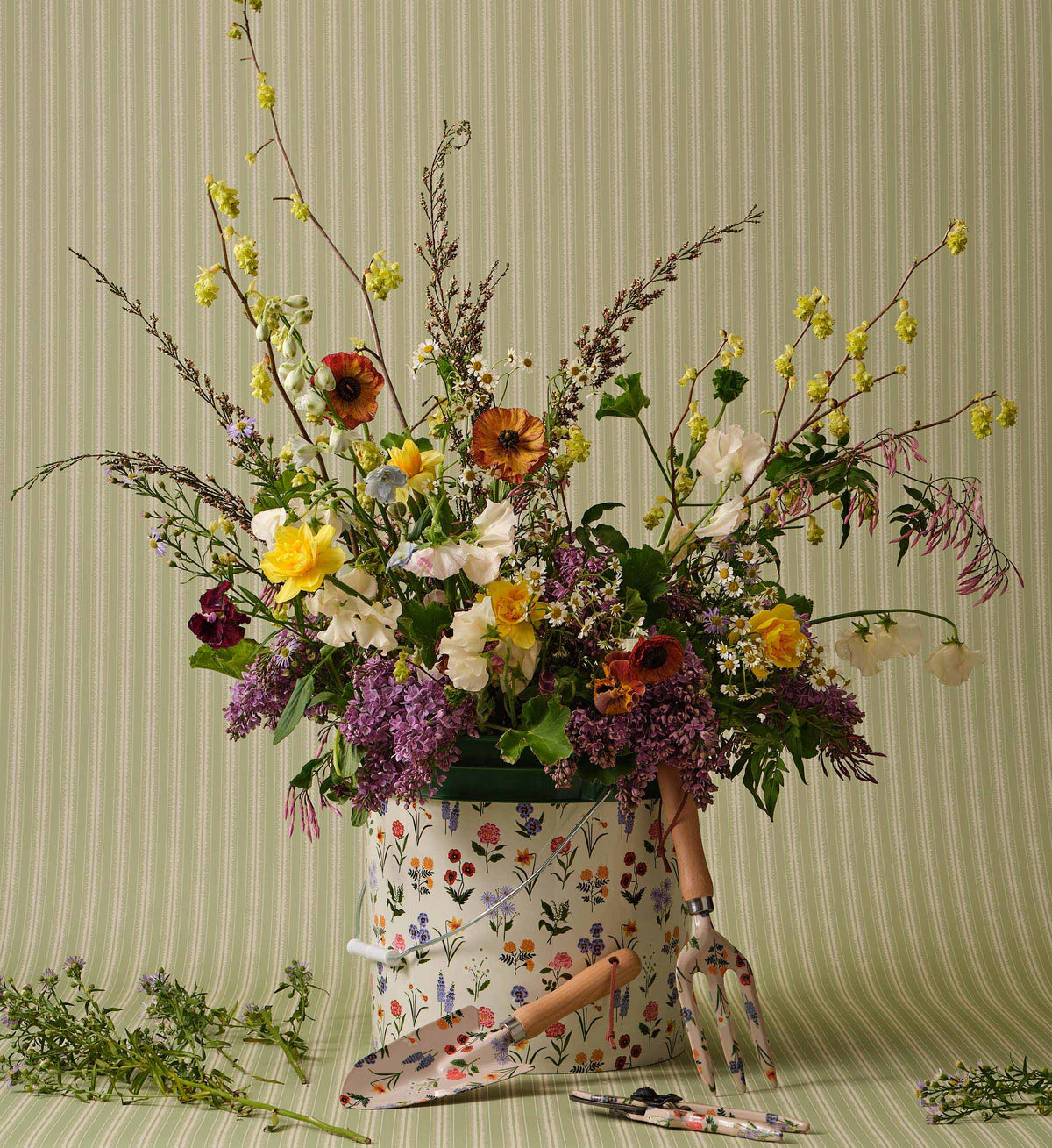 FernPaperCo™ - Bucket - Garden Study