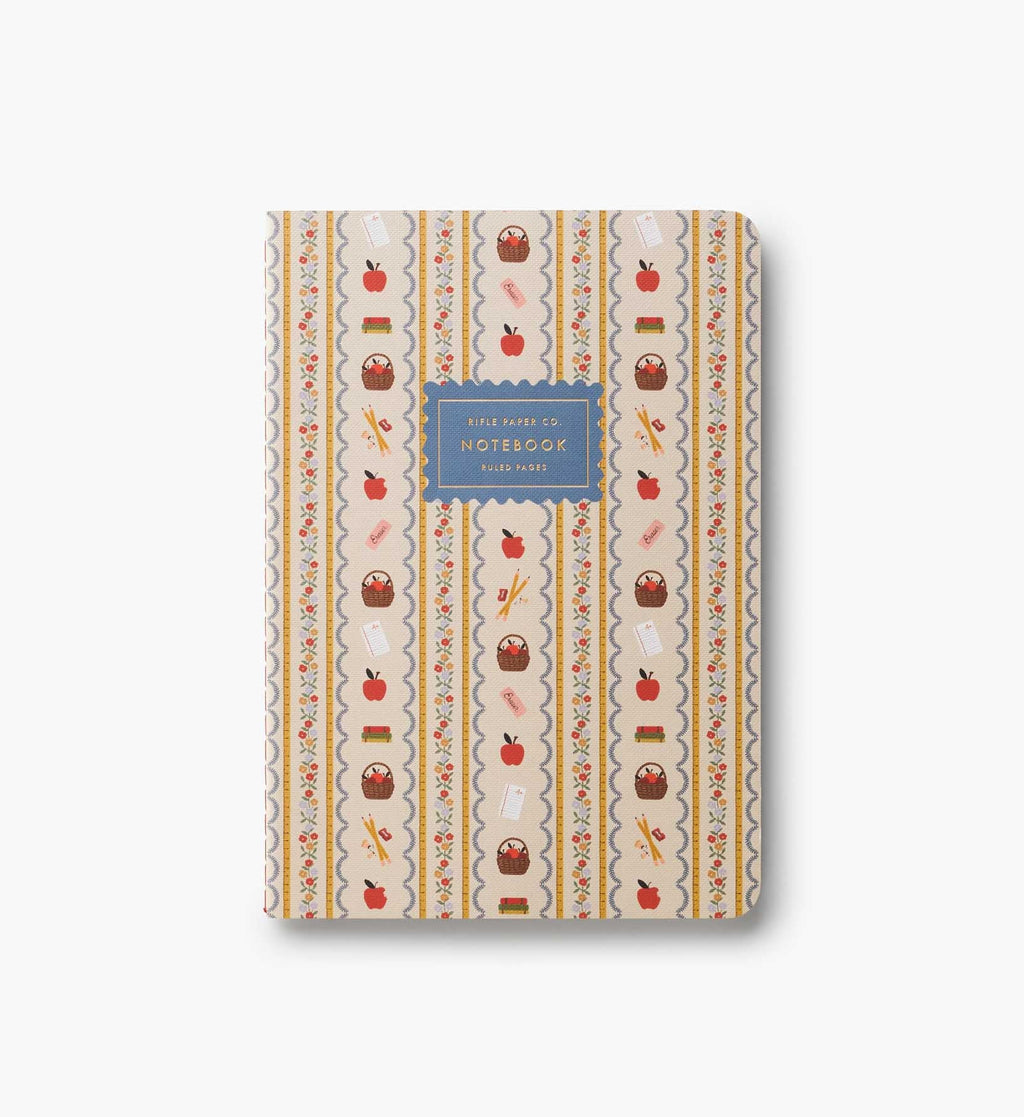 FernPaperCo™ - Stitched Notebook Set - Schoolhouse