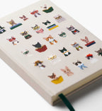 FernPaperCo™ - Embroidered Journal - Studious Cats