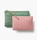 FernPaperCo™ - Quilted Pouch Set - Rose Study