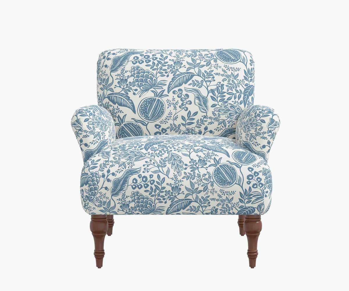 FernPaperCo™ - Bristol Armchair - Pomegranate