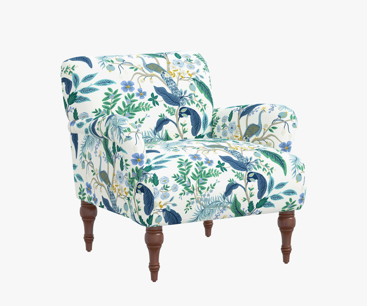FernPaperCo™ - Bristol Armchair - Peacock