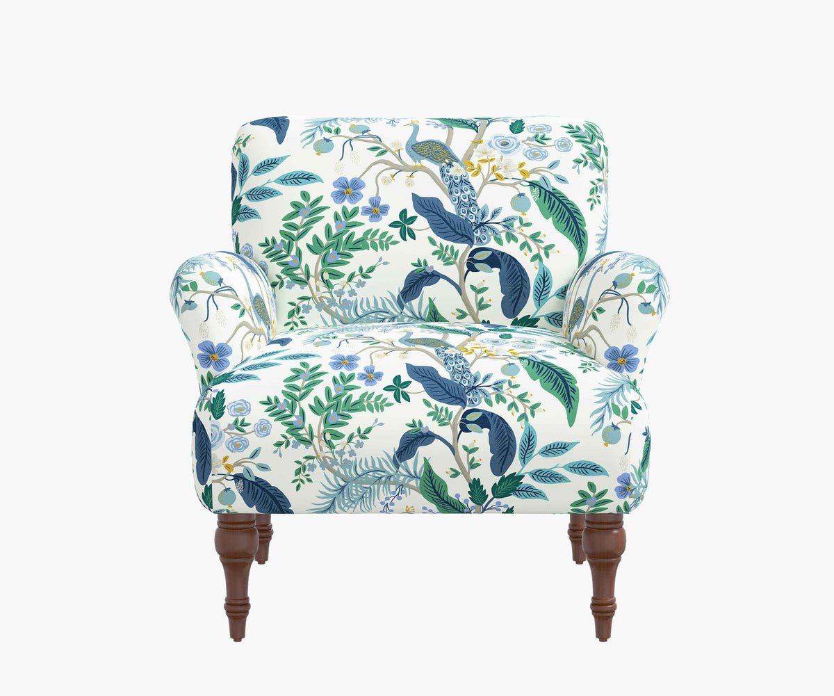 FernPaperCo™ - Bristol Armchair - Peacock