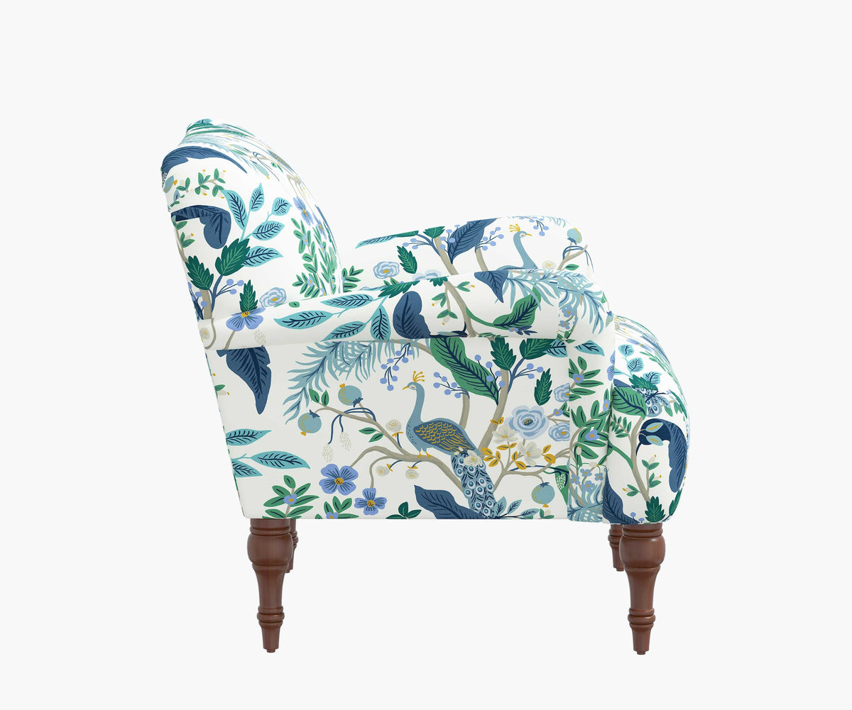 FernPaperCo™ - Bristol Armchair - Peacock