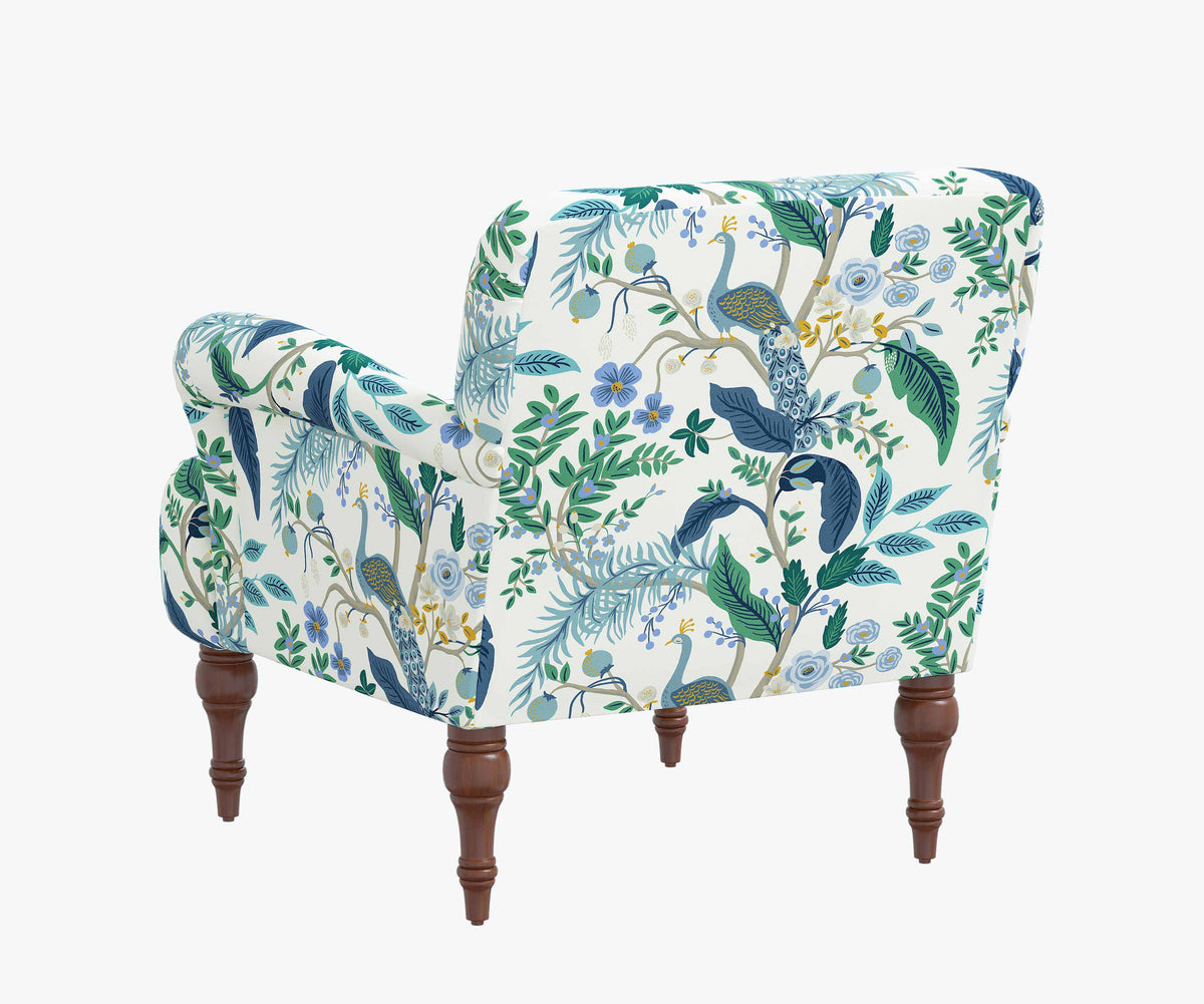 FernPaperCo™ - Bristol Armchair - Peacock