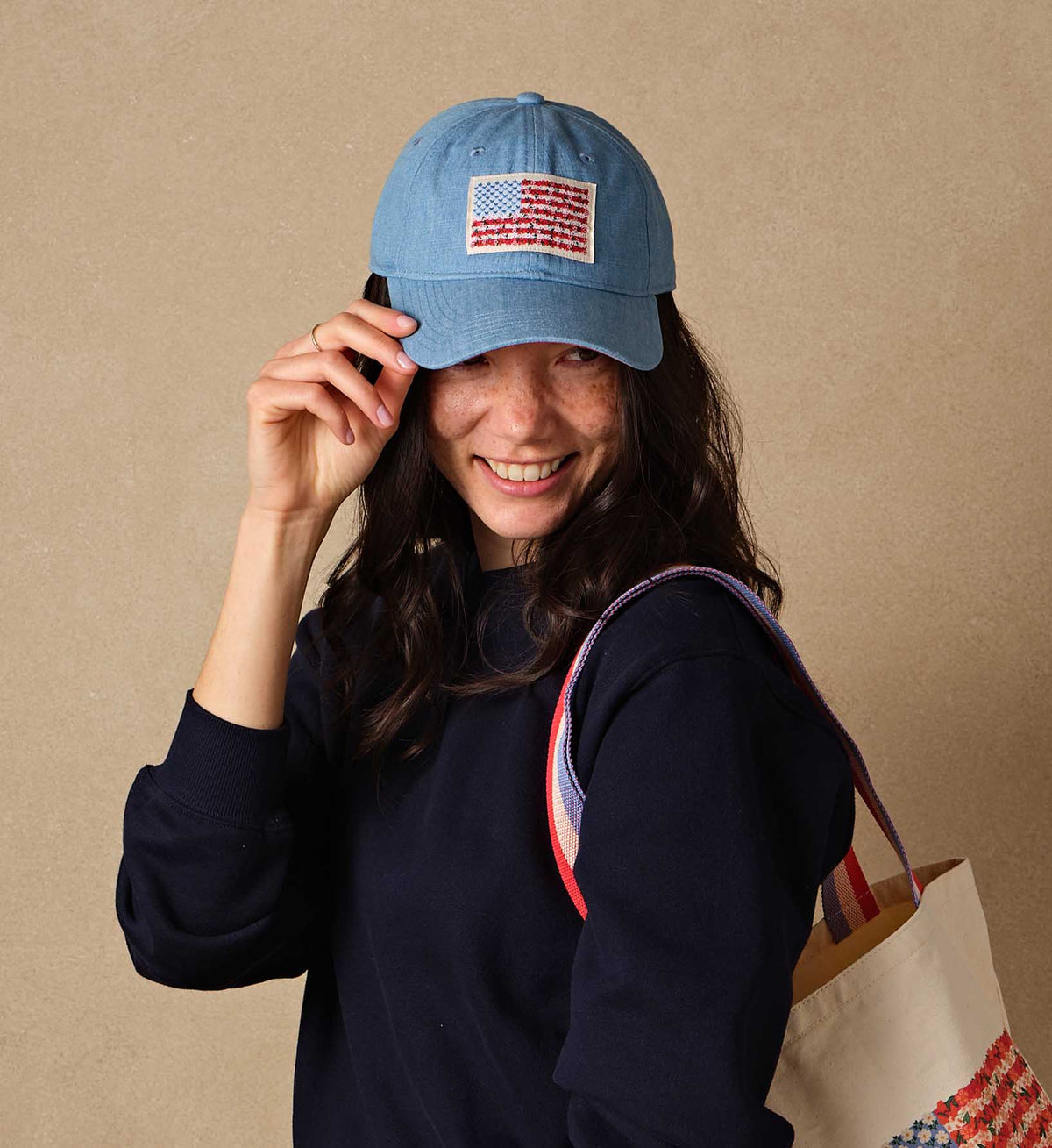 FernPaperCo™ - Baseball Cap - Americana Denim